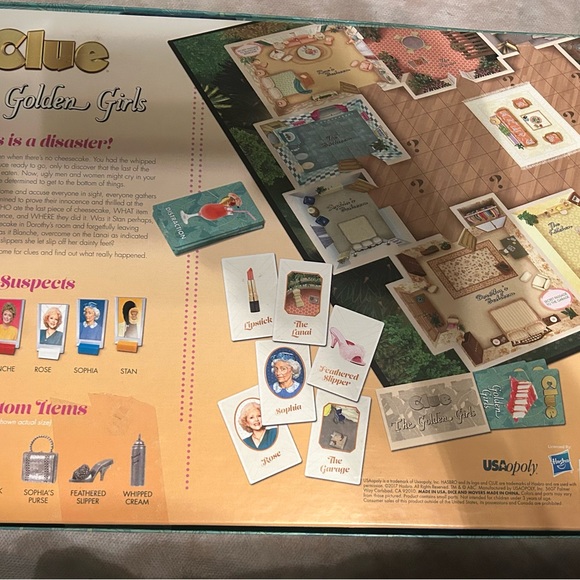 Golden Girls Clue Board Game - Classic Edition - Picture 3 of 13